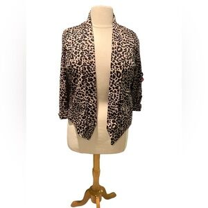 Versona cheetah Blazer size M